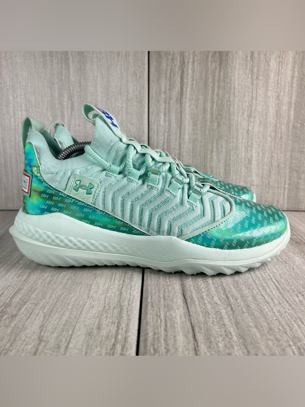 NEW RARE Under Armour Bryce Harper 9 Gem MT Turf Shoe PE x PSA Men’s Size 8.5